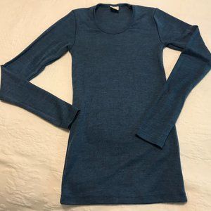Women's Wool & Silk Baselayer Long sleeve Top - XS